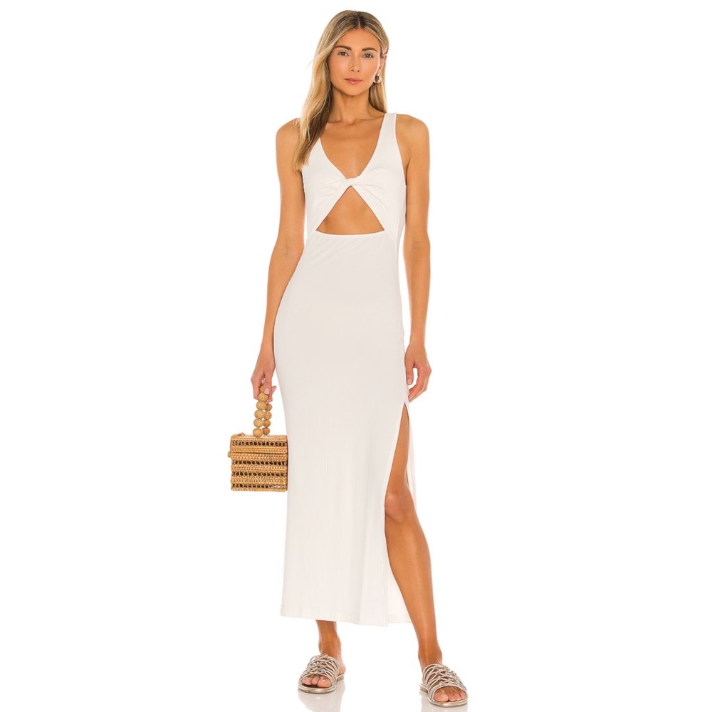 NWT Revolve L*Space Nico cut out dress in cream